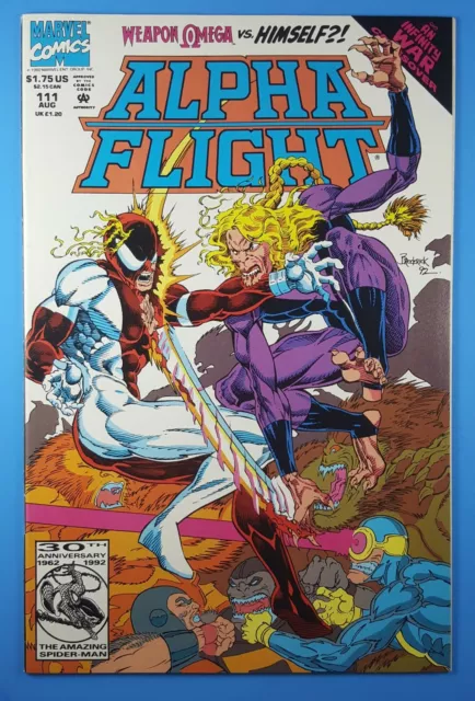 ALPHA FLIGHT (Vol.1) #111 Marvel Comics 1992 Infinity War Crossover