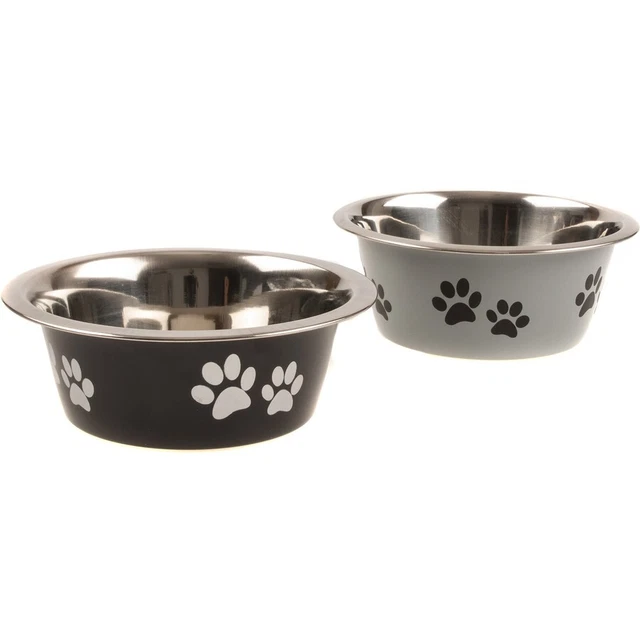 Tails 16cm Stainless Steel Pet Bowl - Assorted*