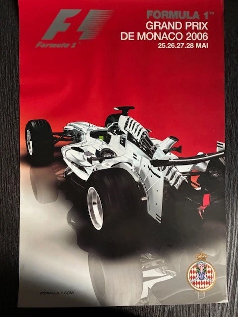 UNE AFFICHE GRAND PRIX MONACO 1995