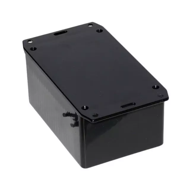 1591TSFLBK Hammond Black GPABS Enclosure Flanged Lid 120 x 80 x 59mm