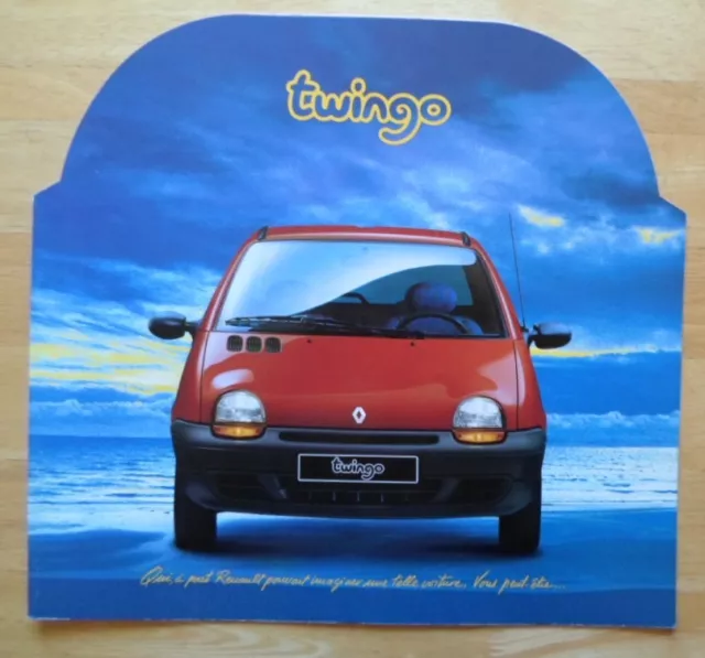 RENAULT TWINGO 1 1992 1993 Very Large Format French Market Launch Sales Brochure