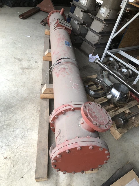 API Basco Type 500 Heat Exchanger Full Vacuum SS Tube Steam Turbine Boiler 12102 API Basco Type 500 Heat Exchanger Full Vacuum SS Tube Steam Turbine Boiler 12102