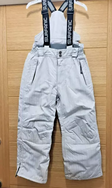 SURFANIC Kids ski trousers / salopettes - 116cm age 5/6