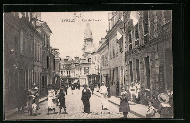 CPA Evreux, Rue du Lycée