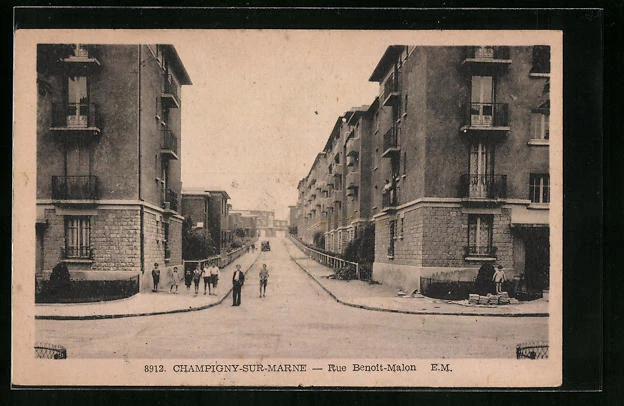 CPA Champigny-sur-Marne, Rue Benoit-Malon