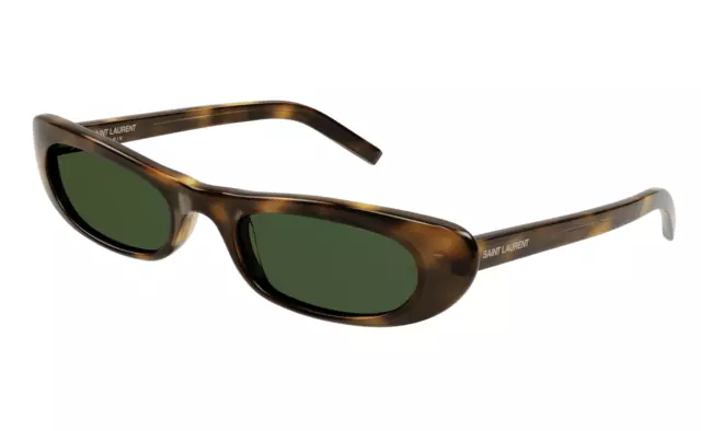 Occhiali Da Sole Saint Laurent SL 557 Shade 002 Havana Cat Eye Unisex