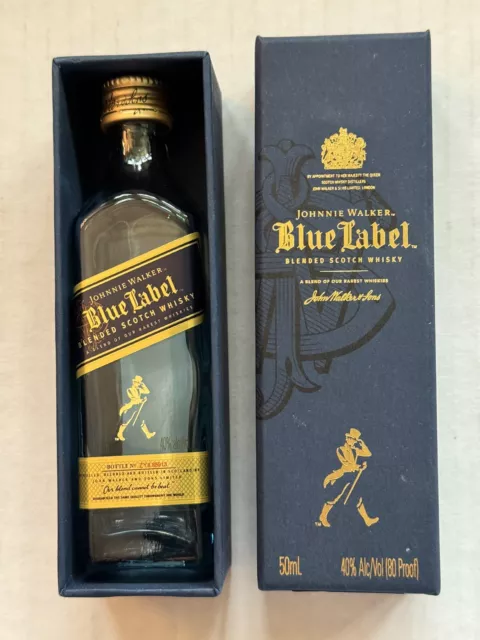 Johnnie Walker Blue Label 50ML Empty Bottle And Box