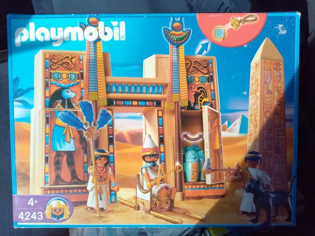 PLAYMOBIL 4243 EGYPTIENS / Pharaon + Litière et Porteur EUR 30,00