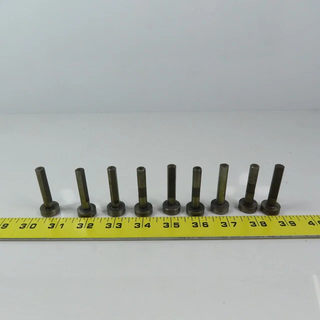 Carbon Steel Counter Bore Pilot 11/16" x 5/16" x 1/4" Depth Lot of 9