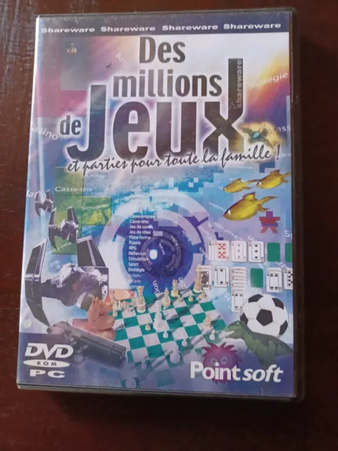 coffret jeux pc dvd rom neuf - des millions de jeux