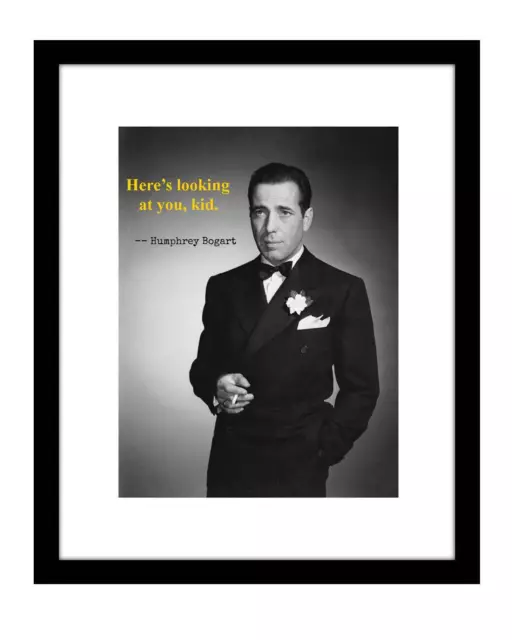 HUMPHREY BOGART 8X10 Photo Print Here's looking at you movie actor Casablanca