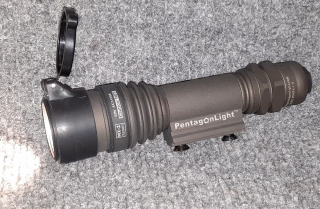 NOS Pentagon USA Tactical Weapon Light 6v MX-2 Xenon Flashlight RARE