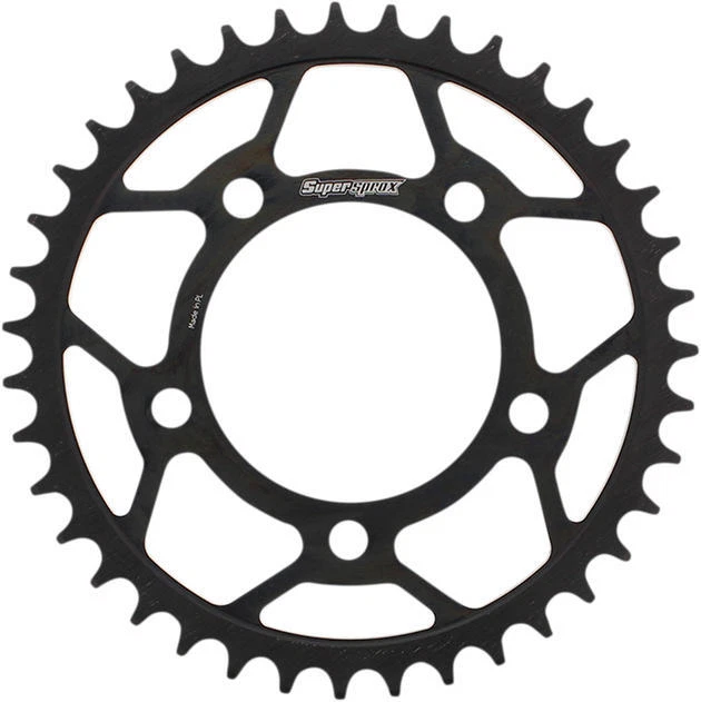 Supersprox Steel Rear Sprocket 428 49T Black fits Honda XR100/CRF 125/CRF 100