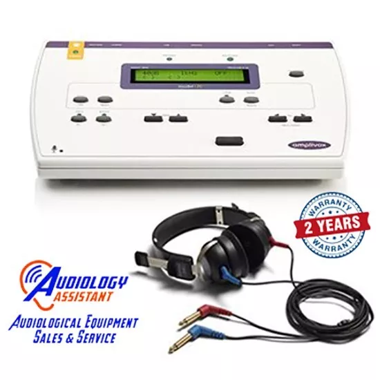 New Amplivox 170 Portable Manual or Automatic Audiometer w 3 Year Warranty