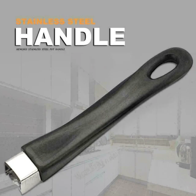 Black Replacement Bakelite Handle For Pan Pot Cookware Hot Kitchen 2023