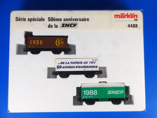 REE Coffret 2 Wagonnets SNCF Ep III HO - Draisine Plat + Tombereau - Comme Neuf