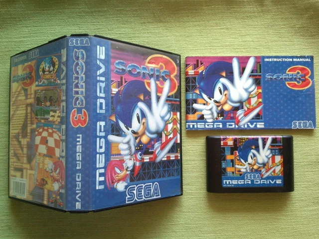 VIDEOGAME SONIC THE HEDGEHOG 3 Sega Mega Drive Megadrive Genesis PAL ...