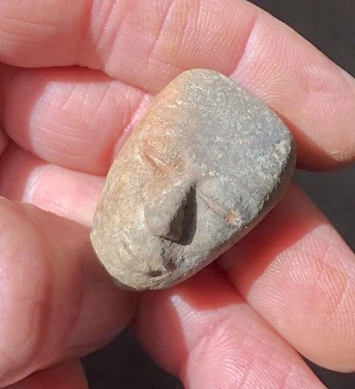 Pre-Colombian Pottery Figurine Head TEOTIHUACAN Culture Mexico 400-500 AD