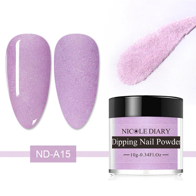 Polvo de uñas natural efecto espejo seco uñas brillo polvo belleza