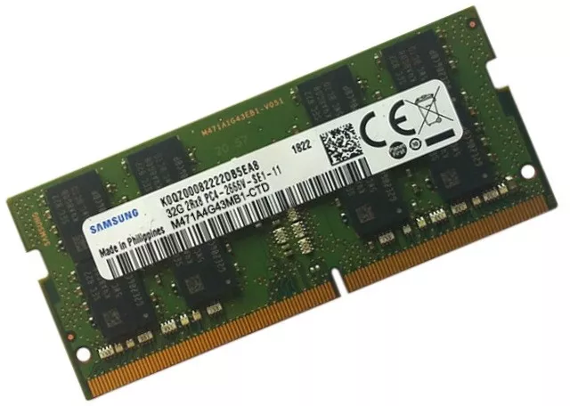 32GB RAM DDR4 Ram 2400Mhz SO für Intel Motherboard NUC NUC7i5BNHXF / NUC7i5DNKE