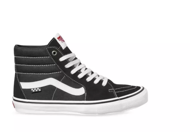 Vans Shoes Sk8-Hi (Pro) skate Shoes BLACK / WHITE Aust High Top Classics SK8 HI