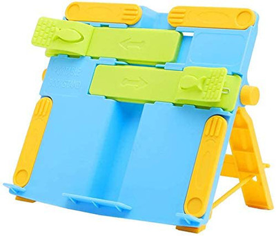 Bianca JJoexyfit Supporto per Libri in Metallo Supporto per Libri Regolabile Supporto per Lettura Pieghevole Supporto per Documenti Portatile per Libri Scrivania per Libri di Cucina 