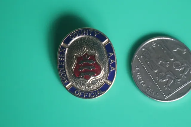 Middlesex County A.A.A Official enamel Badge Amateur Athletic Association