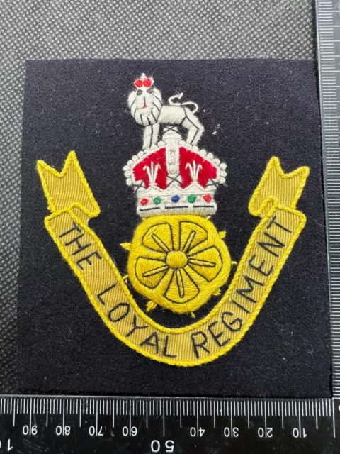 British Army Embroidered Blazer Badge - The Loyal Regiment