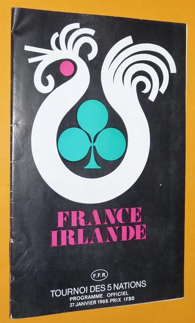 Programme De Rugby France - Pays De Galles - Tournoi Des Cinq Nations 1979 - Bon état