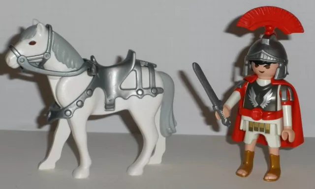 ♛ playmobil - Sammlungsauflösung - 1 Römer / Centurio mit Pferd (4) ♛