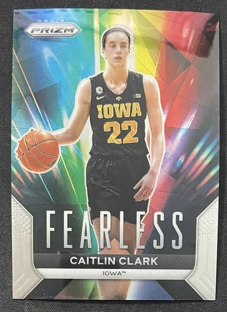 2024 COLLEZIONE PANINI Caitlin Clark NIL Caitlin Clark Prizm Fearless #