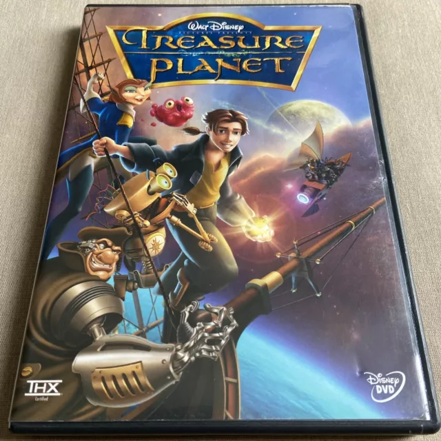 Treasure Planet (DVD, 2002) W Insert Walt Disney Animated Adventure Space Pirate