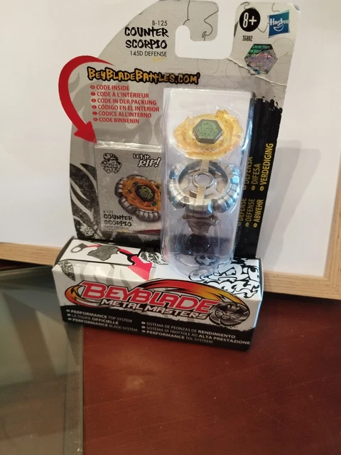 Arene Beyblade X Trottola Beyblade Metal Masters Counter Scorpio B
