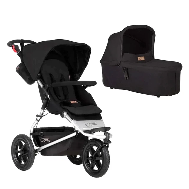 Mountain Buggy Urban Jungle Pushchair + Urban Jungle Carrycot Plus - Black