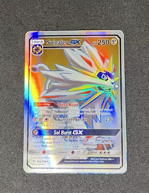 Solgaleo GX - Sun & Moon Pokémon card 143/149