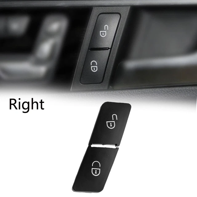 Lot De 4 Boutons De Réparation Interrupteur Vitre Pour Mercedes Classe C/GLC - Chrome