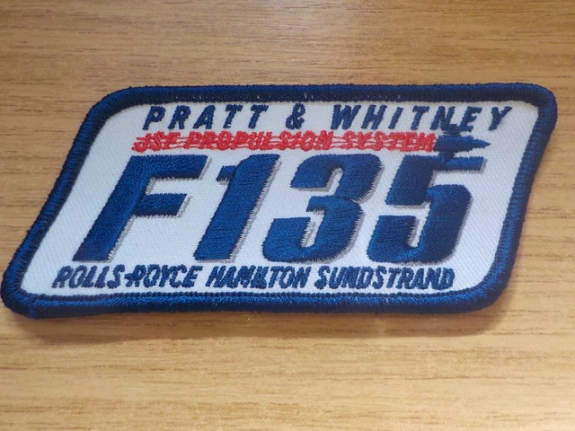 F35 LIGHTNING II Aircraft Mission Patch F135 Pratt & Whitney Engine £4. ...