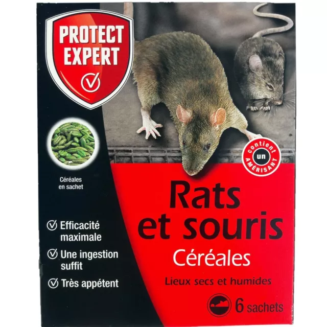 Raticide Rats & Souris - Pat'appât Espèces Résistantes , Boite De 150grs (  15x10 à Prix Carrefour
