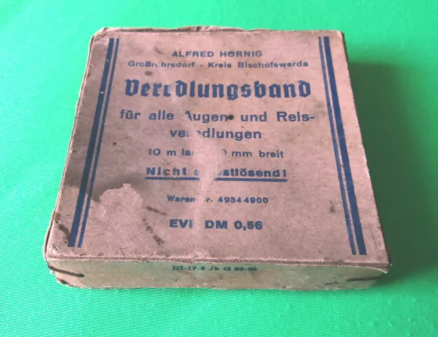 Sehr altes Veredelungsband DDR, 60er Jahre und DDR-Isolierband, selten