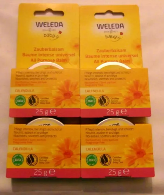 1x Weleda Baby - Calendula - Zauberbalsam 25 Gr. 100% natürlicher Allzweckbalsam