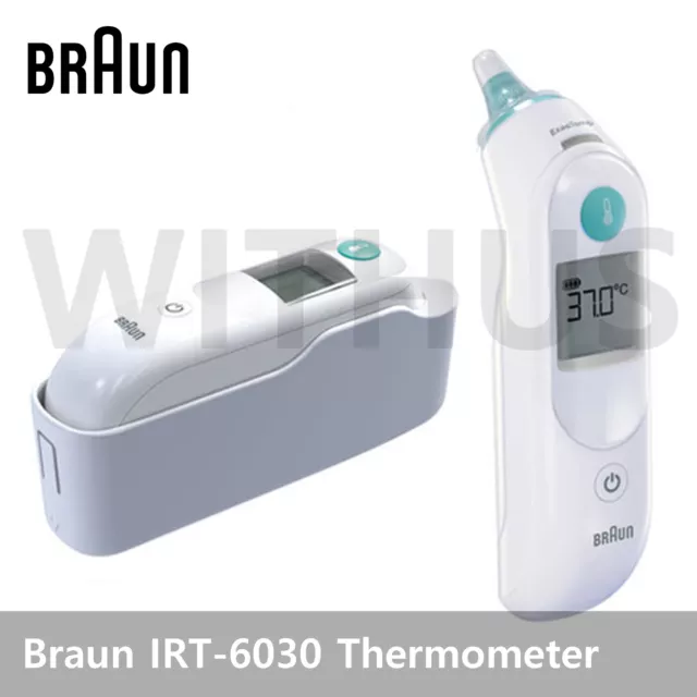 Braun IRT-6030 ThermoScan Ear Thermometer Baby Infant Kids IRT6030 Fedex Express