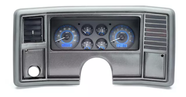 Dakota Digital 78-88 Chevy Monte Carlo Analog Gauges Carbon Blue VHX-78C-MC-C-B