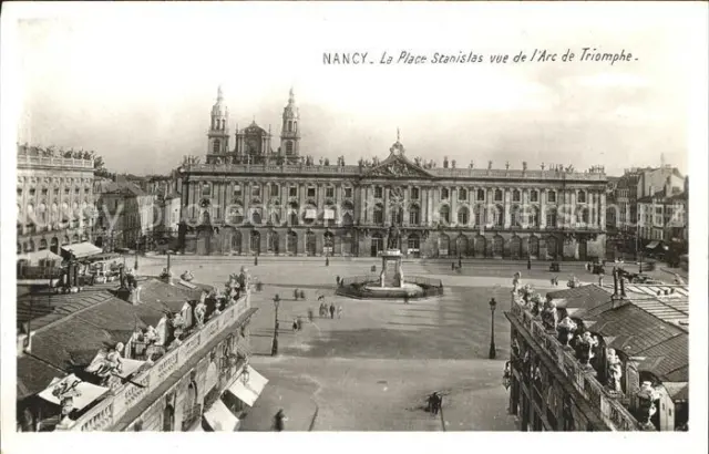 11925674 Nancy Lothringen La Place Stanislas vue L Arc de Triomphe Nancy