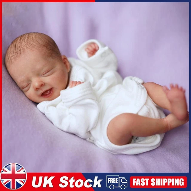 Soft Touch Unfinished Reborn Doll Kit Hand-assembled Infant Real Emotions Baby