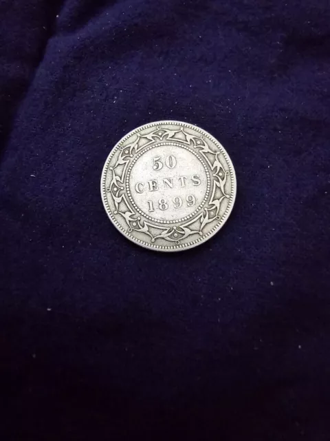 1899 Newfoundland 50 cents - FINE