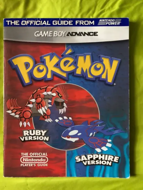 Official Prima Pokemon Sapphire & Ruby Strategy Guide Book (GameBoy Advance GBA)