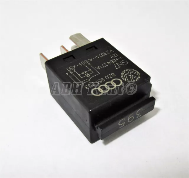 423-Seat Skoda 5-Pin Noir Relais (395) Multi-Usage 8Z0951253 Tyco