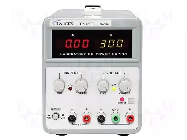 1 piece, Power supply: laboratory TP-1303 /E2UK