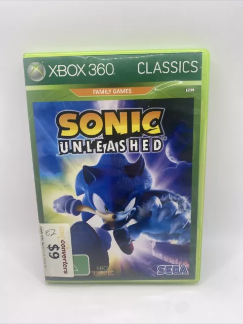 SONIC UNLEASHED XBOX 360 Classics PAL Complete With Manual Free