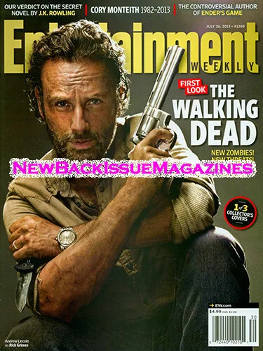 Entertainment Weekly 7/13,Andrew Lincoln,Cover #1,Walking Dead,Cory Monteith,NEW